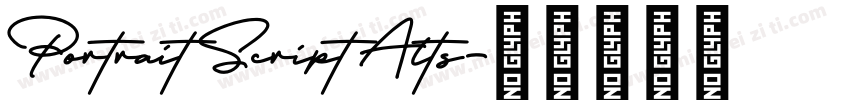 Portrait Script Alts字体转换